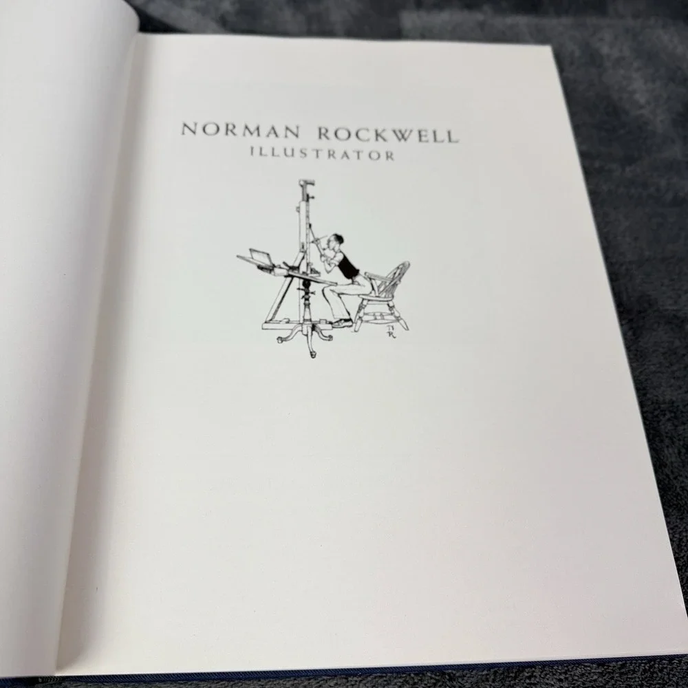 1970 Norman Rockwell Illustrator‎ Coffee Table Book with Sleeve